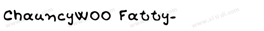 ChauncyW00 Fatty字体转换